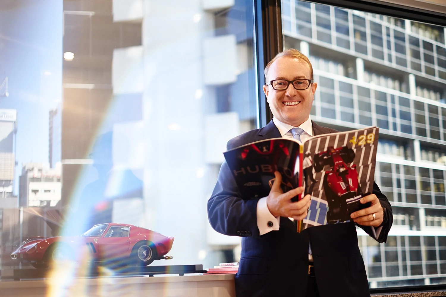 On-location portrait – Ferrari CEO
